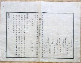 F19030905〇公文書 布告布達 寄留旅行の者 鑑札の儀 廃止 印鑑 不要 明治５年 〇和本古書古文書