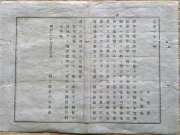 F19012902〇公文書 布告布達 社寺宝物古文書保護 目録帳中へ記載の物品 抵当不為  １丁 明治１２年 埼玉県 和紙活版刷 〇和本古書古文書