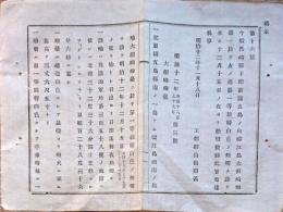 F19020305〇公文書 布告布達 長崎県五島の内 福江島 大瀬崎灯台に 第１等 施転白色の燈明を設け 点灯 ２丁 明治１２年 工部卿 山田顕義 埼玉県 和紙活版刷 〇和本古書古文書
