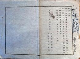 F19021806〇公文書 布告布達 第二回内国博覧会の儀 東京上野公園内 開催 内務卿 伊藤博文 １丁 明治１２年 埼玉県  和紙活版印刷  〇和本古書古文書