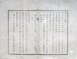 F19072111〇明治布告布達 株式取引 米穀売買相場取引 明治８年 栃木県〇和本古書古文書
