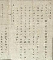 F19071309〇明治政府布告布達 貸座敷営業規則 遊客中風体怪敷もの 身分不相応の財を散財  明治７年〇千葉県 〇和本古書古文書