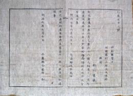 F19071405〇明治政府布告布達 人相書 手配書 山形県 司法卿 大木喬任 明治７年〇千葉県 〇和本古書古文書