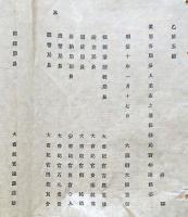 F19071512〇明治政府布告布達 大蔵省各局長人名 租税兼関税局長 大蔵卿 大隈重信 明治１０年〇千葉県 〇和本古書古文書