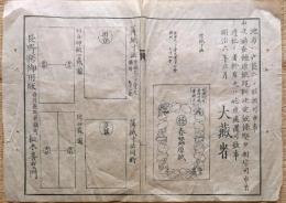 F19070802〇明治布告布達 蚕種原紙規則決定候条  大蔵省 明治６年 長野県〇和本古書古文書