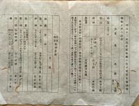 F19070807〇明治布告布達 琥珀甘藷製糖 勧業試験場に於いて 一覧表 明治１２年 静岡県〇和本古書古文書