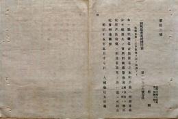 F19070106〇明治布告布達 諸税監査員提携印章 名古屋区 遺失 大蔵卿 松方正義 明治１５年〇和本古書古文書