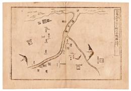 N24070131〇銅版画 日本合戦図 元亀元年姉川合戦図 近江国浅井郡姉川河原(現在の滋賀県長浜市) 織田・徳川連合軍と浅井・朝倉連合軍の間の合戦 日本外史 明治初年〇和本古書古文書
