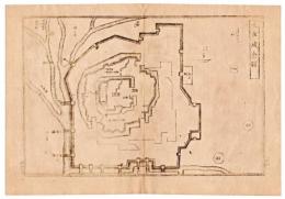 N24070137〇銅版画 日本合戦図(古戦場概図) 大阪城全図 天守 本丸 真田丸 埋門 山里丸 天神橋天満橋京橋大和橋 日本外史 明治初年 〇和本古書古文書
