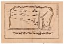 N24070140〇銅版画 日本合戦図図(古戦場概図) 三河長篠戦地図 長篠の戦い 織田信長・徳川家康連合軍対武田勝頼軍 日本外史 明治初年 〇和本古書古文書<br />
