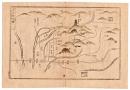N24070142〇銅版画 日本合戦図(古戦場概図) 岐阜城攻め図 関ケ原の戦いの前哨戦・岐阜城の戦 西軍織田秀信対東軍福島正則池田輝政 日本外史 明治初年１枚〇和本古書古文書