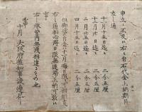 f19060508〇布告布達 明治５年壬申(1872年) 貢米石代金納め方の儀 分割納入〇大阪府 千堤寺村 和本 古書 古文書