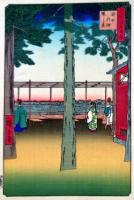 f24080010〇名所江戸百景 彩色木版画 浮世絵 歌川広重 神田明神曙之景  複刻昭和年代〇和本古書古文書