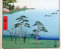 f240502028〇彩色木版画 広重 富士三十六景 信州諏訪之湖 長野県諏訪市 アダチ版画研究所 昭和５０年〇和本古書古文書