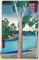 f24080048〇名所江戸百景 彩色木版画 浮世絵 歌川広重 赤坂桐畑  複刻昭和年代〇和本古書古文書