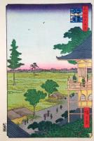 f24080071〇名所江戸百景 彩色木版画 浮世絵 歌川広重 五百羅漢さゞゐ堂  複刻昭和年代〇和本古書古文書