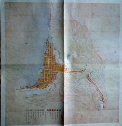 f24070513〇複製 日本城下町絵図集 大津町古図  昭和礼文社 昭和５７年〇和本古書古文書