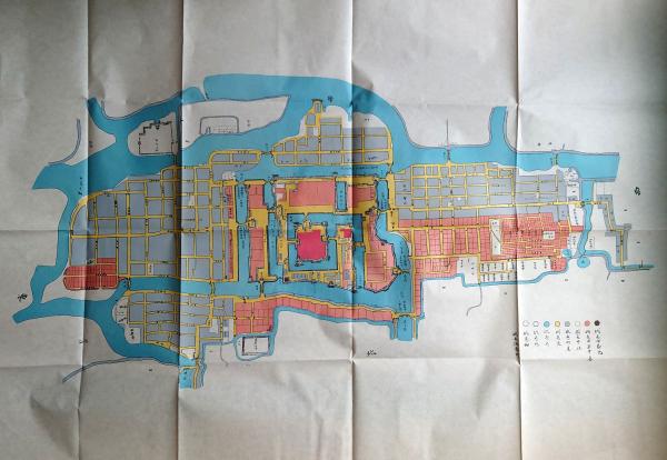 f24070521〇複製 日本城下町絵図集 尼崎城下絵図 寛延頃 昭和礼文社