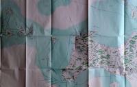 f24061421〇薩摩国図 江戸末期(写図) (明治改置加筆) 国立公文書館蔵 人文社新板 日本地図選集 江戸時代日本国絵図選要 人文社 平成２年〇和本古書古文書