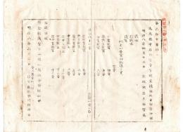 N24082604○明治布告布達 明治8年○元老院に正副議長議官 正権大少書記官 正権大中少書記生を置き官等を定 ○太政大臣 佐賀県布達○和本古書古文書
