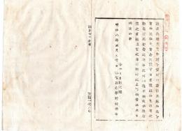 N24082611○明治布告布達 明治8年○金銭を貸付け衣類等を質物に取る質屋類似の営業者あり 不都合に付、質屋業の願済の上営業すべし ○佐賀県令北島秀朝 ○和本古書古文書
