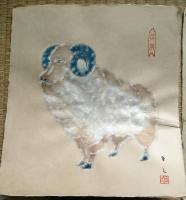 f22010706〇十二支綴暦 １２枚色紙 越前和紙の里 伝統美術工芸品 昭和６２年 和紙箱付〇和本古書古文書