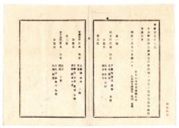 N24090143○明治布告布達 15年度酒造検査官回在箇所 第一区栃木回在所 第二区宇都宮回在所 第三区佐久山回在所 各所管郡及び分遣所 ○明治１５年 栃木県令藤川為親○和本古書古文書