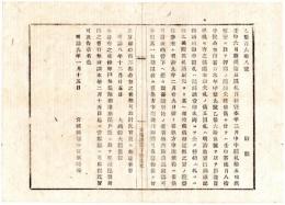 N24091662〇明治布告布達 壬申6月(明治5年)新紙幣五円札半円札の見本紛失の分 引換方○ 明治８年 大蔵卿大隈重信 宮城県○和本古書古文書
