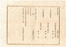 N24091663〇明治布告布達 辞令宣下 参事兼六等判事遠藤温 免本官並兼官、七等出仕渡辺習 任宮城県参事、大属西川謙 任七等出仕○明治９年 宮城県権令宮城時亮 ○和本古書古文書

