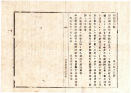 N24091667〇明治布告布達 芸妓娼妓並貸座敷営業免許鑑札の継続方を改定 これまで1年毎継続の願出すべき処、爾来引続き営業者は継願に及ばず ○明治９年 宮城県権令宮城時亮 ○和本古書古文書

