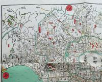 J22061404〇復刻版 江戸古地図 新板江戸絵図 天明５年 日本橋 吉文字屋 古地図史料出版株式会社 カバー及び解説付〇和本古書古文書