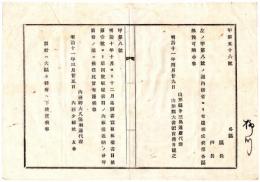 N2409210102〇明治布告布達　明治10年自10月至12月 図書写真版権並に版権返納の書目別冊の通 ○明治１１年 内務省・別冊は大区区務所下渡 山形県○和本古書古文書　
