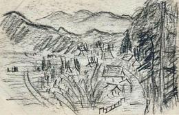 f24092133〇戦前絵葉書 肉筆直筆画 画家 白井博 日本南画院会員 白井恕庵 昭和年代〇和本古書古文書