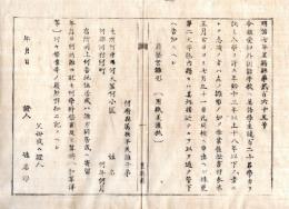 N24092616〇明治布告布達　愛知外国語学校(明治7年設置 同年愛知英語学校と改称 同10年廃校)へ英語学生徒募集 履歴書持参 学力を試し入学を許す ○明治７年 文部省 置賜県○和本古書古文書
