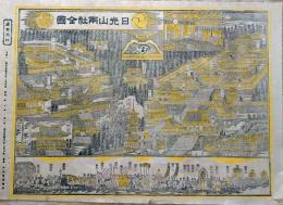 f24101119〇古地図 銅版画 日光山両社全図 明治年代〇和本古書古文書
