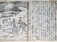 f24101602〇絵本塵摘問答 絵入ぢんてき問答 西村屋与八 鱗形屋孫兵衛板 ４図入 文政３年刊〇和本古書古文書