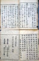 f24101610〇民家分量記 百姓分量記 五巻揃 野州後學常盤貞尚演 栃木県 安永６年〇和本古書古文書