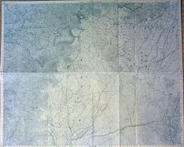 f24101705〇古地図 五万分一地形図 甲府 富士山 昭和４年〇和本古書古文書
