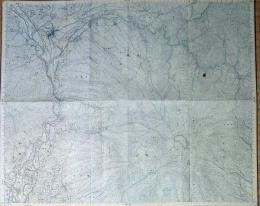 f24101707〇古地図 五万分一地形図 宇都宮 沼田 昭和４年〇和本古書古文書
