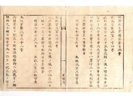 N24101147〇明治布告布達　明治5年壬申中懲役人年限は12月2日を以て一月と算計すべし 〇明治６年 太政官布告 置賜県○和本古書古文書
