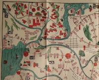f23030810〇復刻 古地図 伊勢大和廻り名所絵図道のり なべや平治良板 江戸後期 江戸時代日本勝景路程絵図集 昭和52年〇和本古書古文書