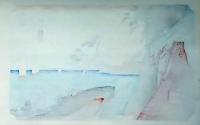 f24120117〇手摺彩色木版画 東海道五十三次 由比宿 保永堂版 悠々洞版 広重 複刻昭和年代 状態摺共特上〇和本古書古文書