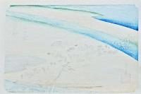 f24120124〇手摺彩色木版画 東海道五十三次 島田宿 保永堂版 悠々洞版 広重 複刻昭和年代 状態摺共特上〇和本古書古文書
