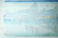 f24120141〇手摺彩色木版画 東海道五十三次 鳴海宿 保永堂版 悠々洞版 広重 複刻昭和年代 状態摺共特上〇和本古書古文書
