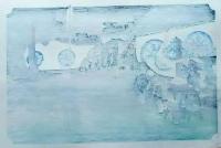 f24120148〇手摺彩色木版画 東海道五十三次 関宿 保永堂版 悠々洞版 広重 複刻昭和年代 状態摺共特上〇和本古書古文書
