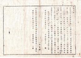 N24121666○明治布告布達 明治１２年　北海道函館港に入港の諸船 碇泊投錨場所の規制 灯船より500間（５ケーブル）の距離以外に投錨 工部卿井上馨○工部省布達 島根県○和本古書古文書
