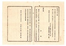 N25010603○明治布告布達 明治１４年　教育令改正布に付 公立農学校公立商業学校公立職工学校設置の地所も無代償にて下渡可し 太政大臣三条実美 ○太政官達 栃木県○和本古書古文書
