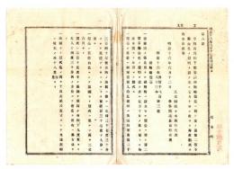 N25010619○明治布告布達 明治１６年　禄剛崎灯台点火 石川県能登国の極北東なる禄剛崎に石造白色の灯台設立 工部卿佐々木高行○工部省告示 栃木県○和本古書古文書