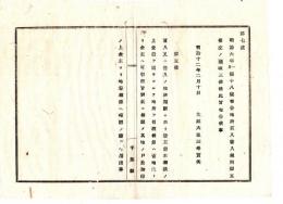 N25010635○明治布告布達 明治１２年　地所質入書入規則（明治6年第18号布告）第5条改正・期限に至り金穀を返さず地所を引渡す節の地券等の取扱方 太政大臣○太政官布告 千葉県○和本古書古文書
