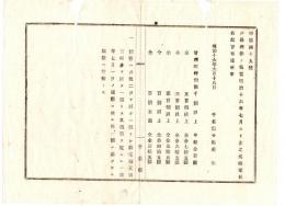 N25010663○明治布告布達 明治１６年　戸長俸給表 管理する町村の規模(個数＝戸数2戸で1個、耕地3町歩で1個とてし合計個数)により年給決定 千葉県令舩越衛 ○千葉県布達 ○和本古書古文書